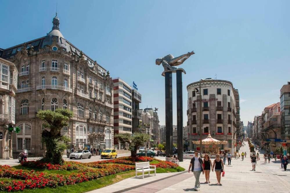 Vivienda Proxima A La Puerta Del Sol Vigo Appartement Buitenkant foto