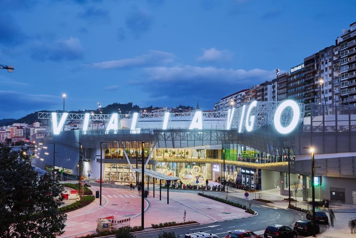 Vivienda Proxima A La Puerta Del Sol Vigo Appartement Buitenkant foto